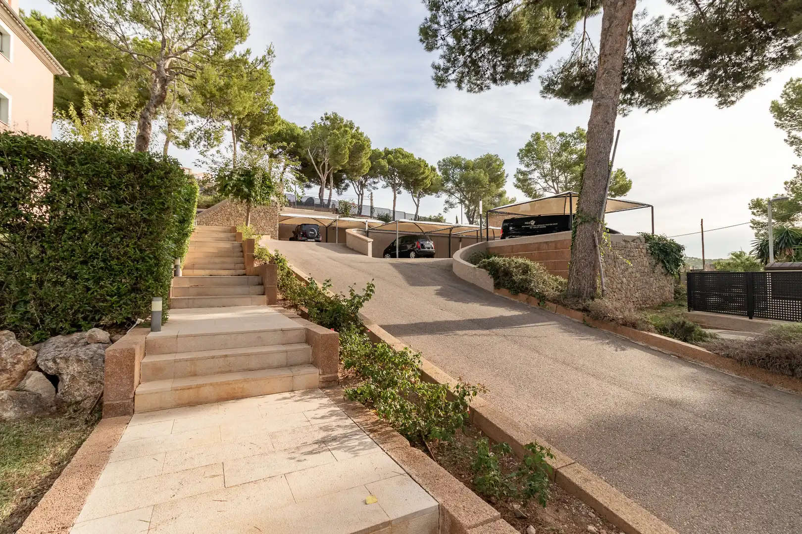 Exterior view of Ground floor for sale in Andratx  with Private garden, Terrace and Community pool