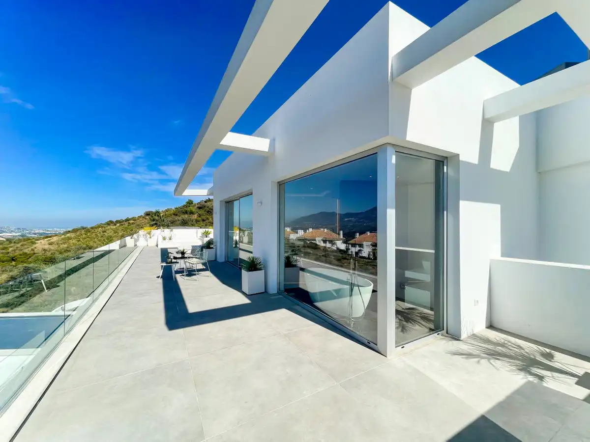 Terrace of Houses for sale in Mijas  with Air Conditioner, Private garden and Terrace