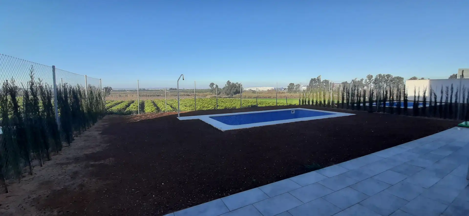 Piscina de Casa o chalet en venta en Alcalá del Río con Calefacción, Jardín privado y Terraza
