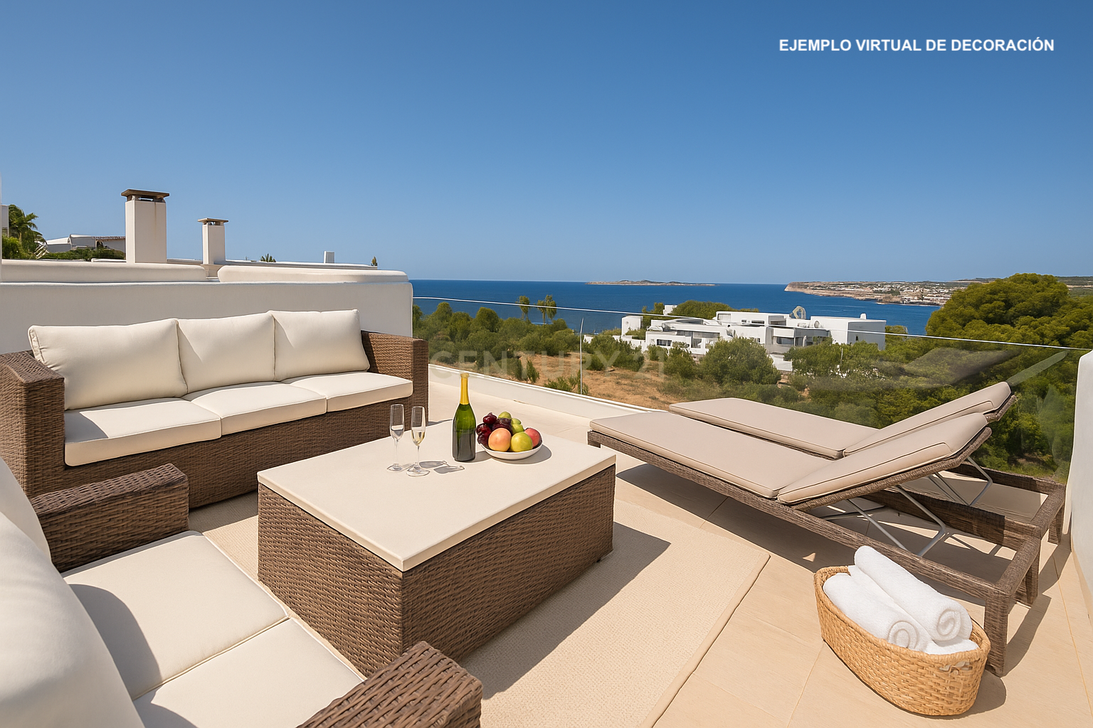 Terrassa de Apartament en venda en Sant Josep de sa Talaia amb Aire condicionat, Traster i Forn