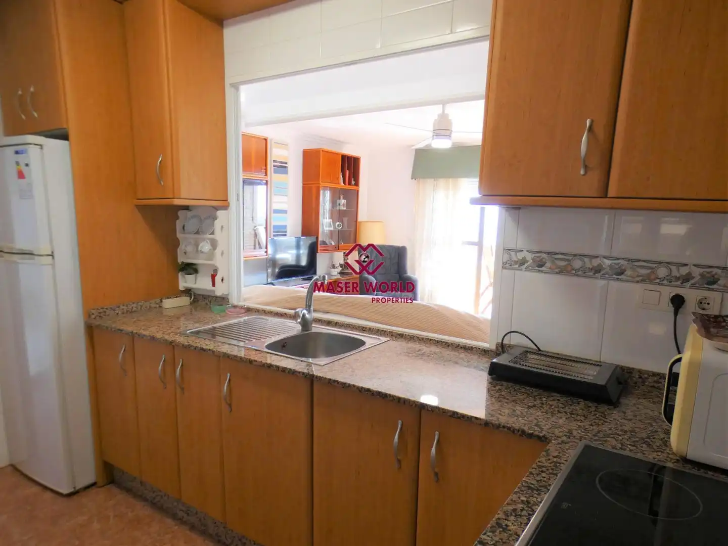 Cocina de Apartamento en venta en Mazarrón con Amueblado y Balcón