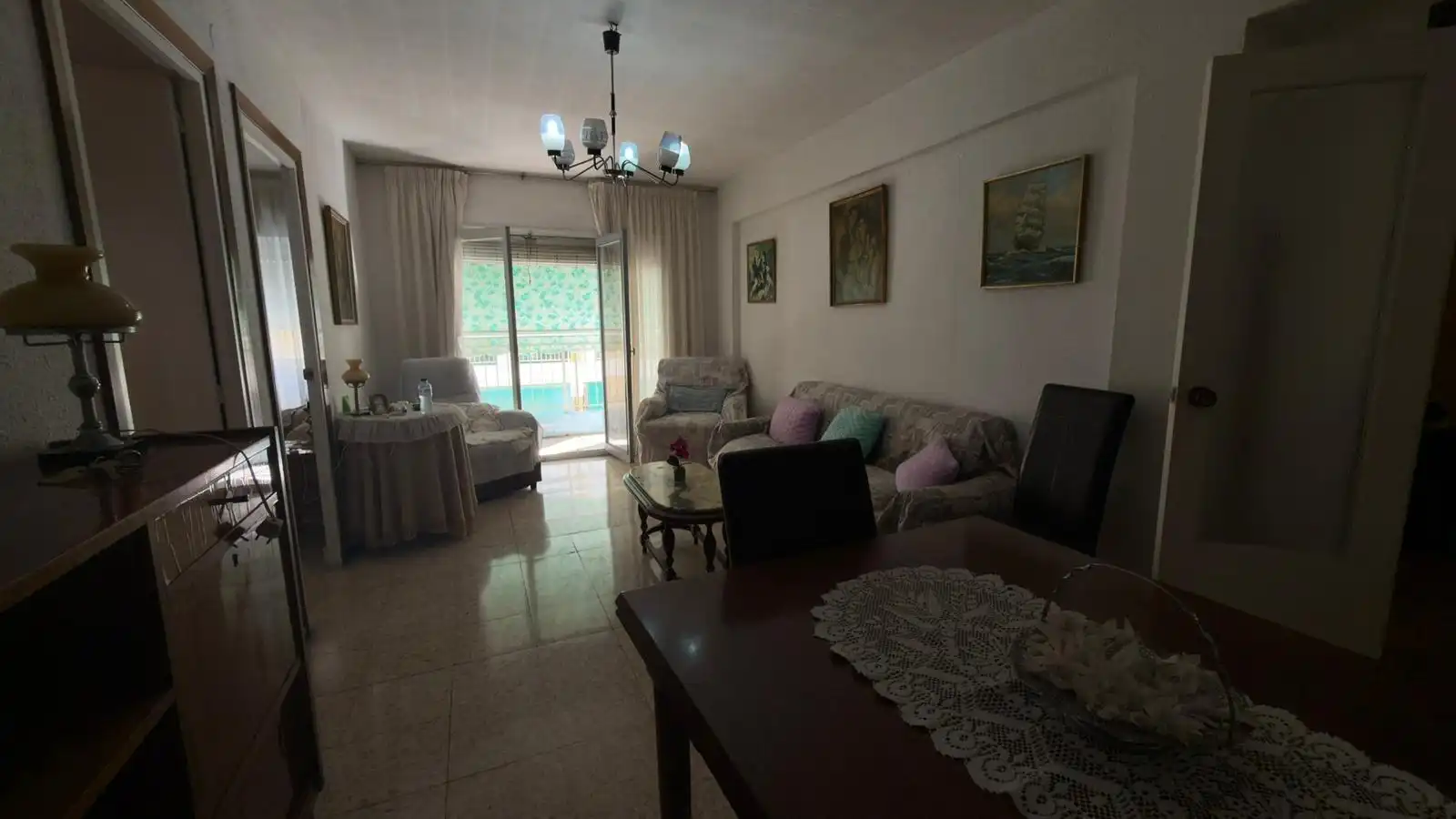 Sala d'estar de Pis en venda en Alicante / Alacant amb Terrassa
