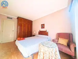 Bedroom of Flat for rent in Zaragoza  with Air Conditioner, Heating and Terrace