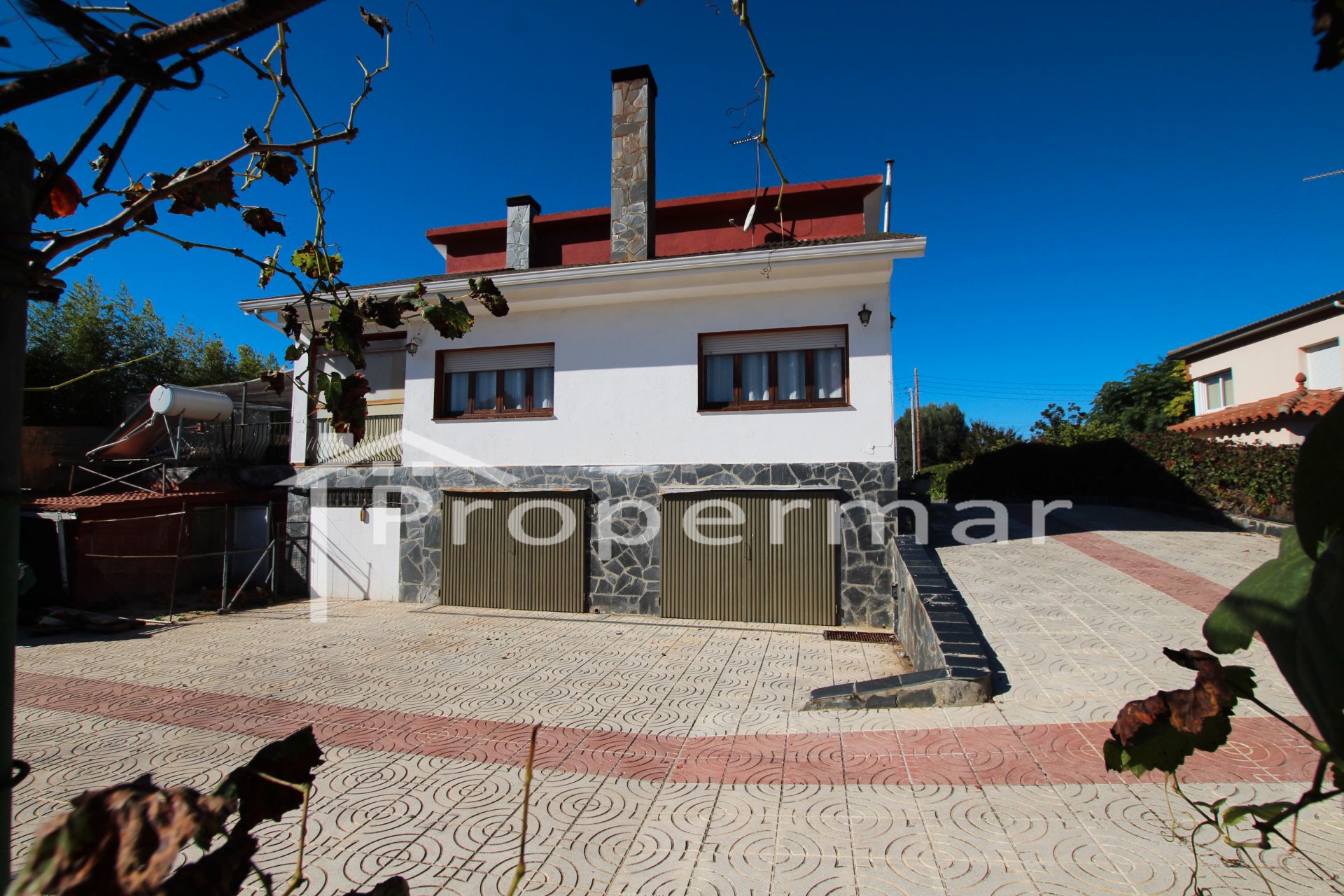 Vista exterior de Casa o xalet en venda en Sant Antoni de Vilamajor amb Calefacció, Jardí privat i Terrassa