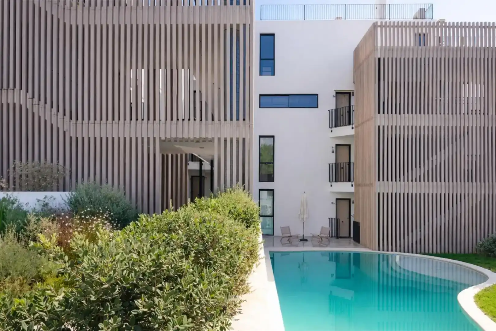 Vista exterior de Piso en venta en Santa Eulària des Riu con Aire acondicionado