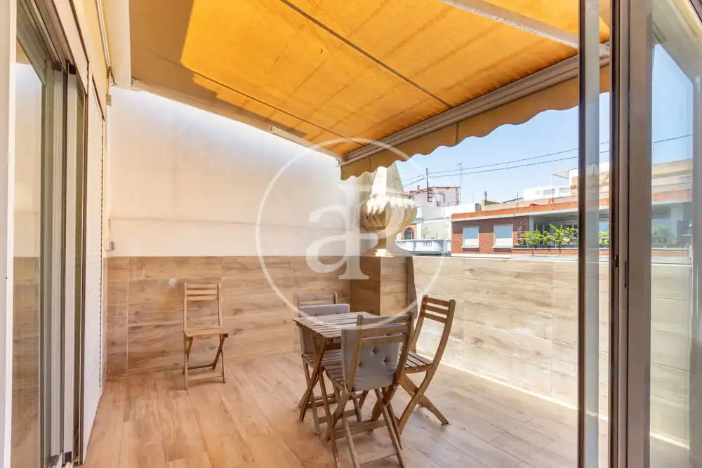 Terrasse von Wohnung zur Miete in Valencia mit Klimaanlage, Terrasse und Abstellraum