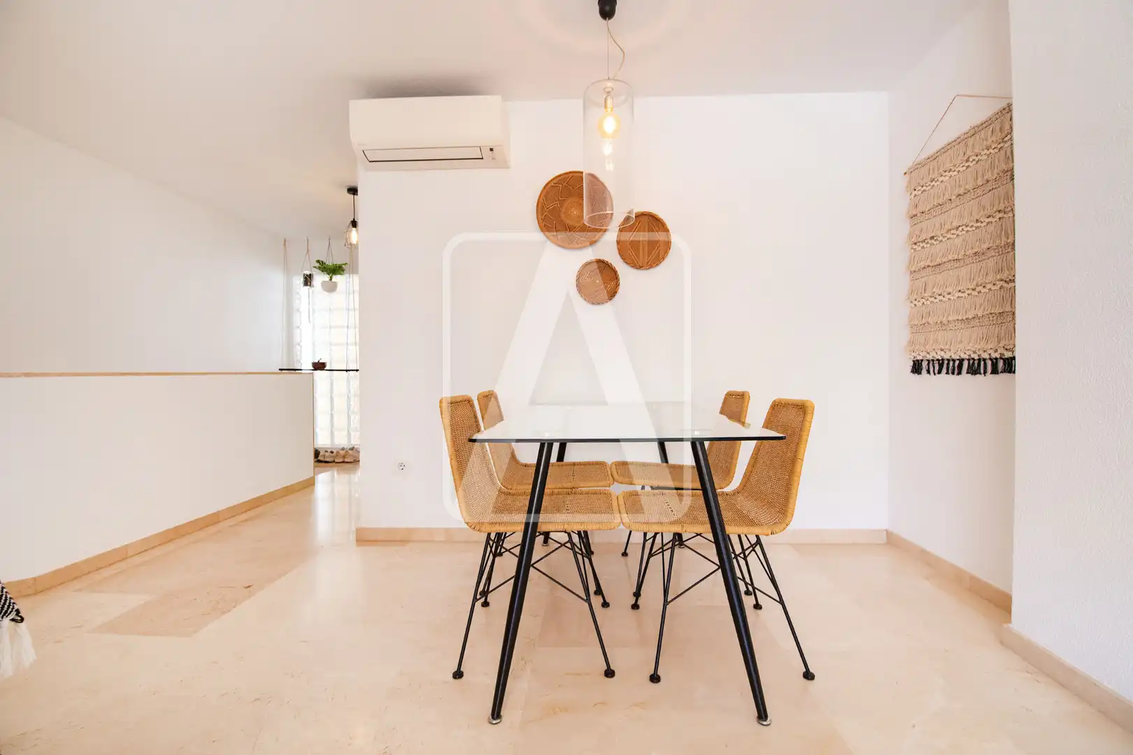 Menjador de Apartament en venda en Calpe / Calp amb Aire condicionat, Terrassa i Traster