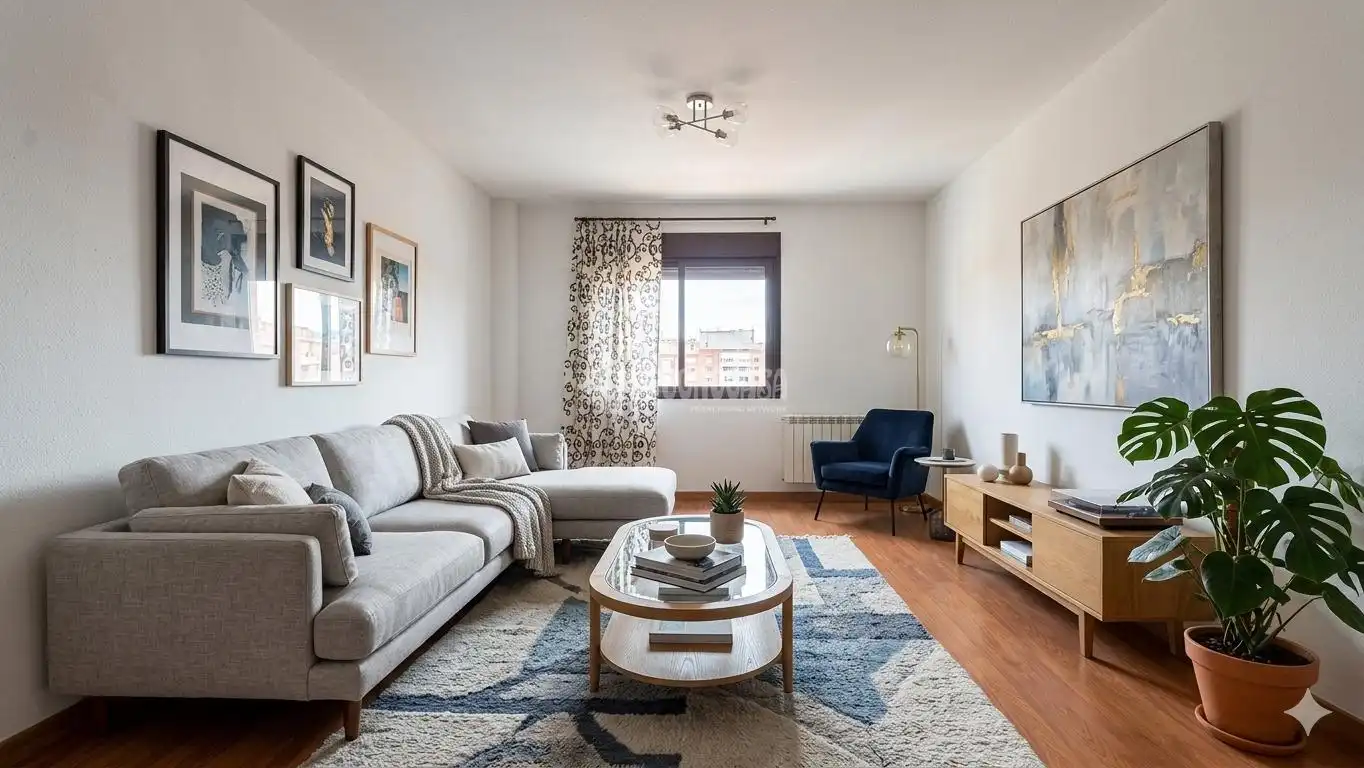 Sala de estar de Piso en venta en Fuensalida con Calefacción y Parquet