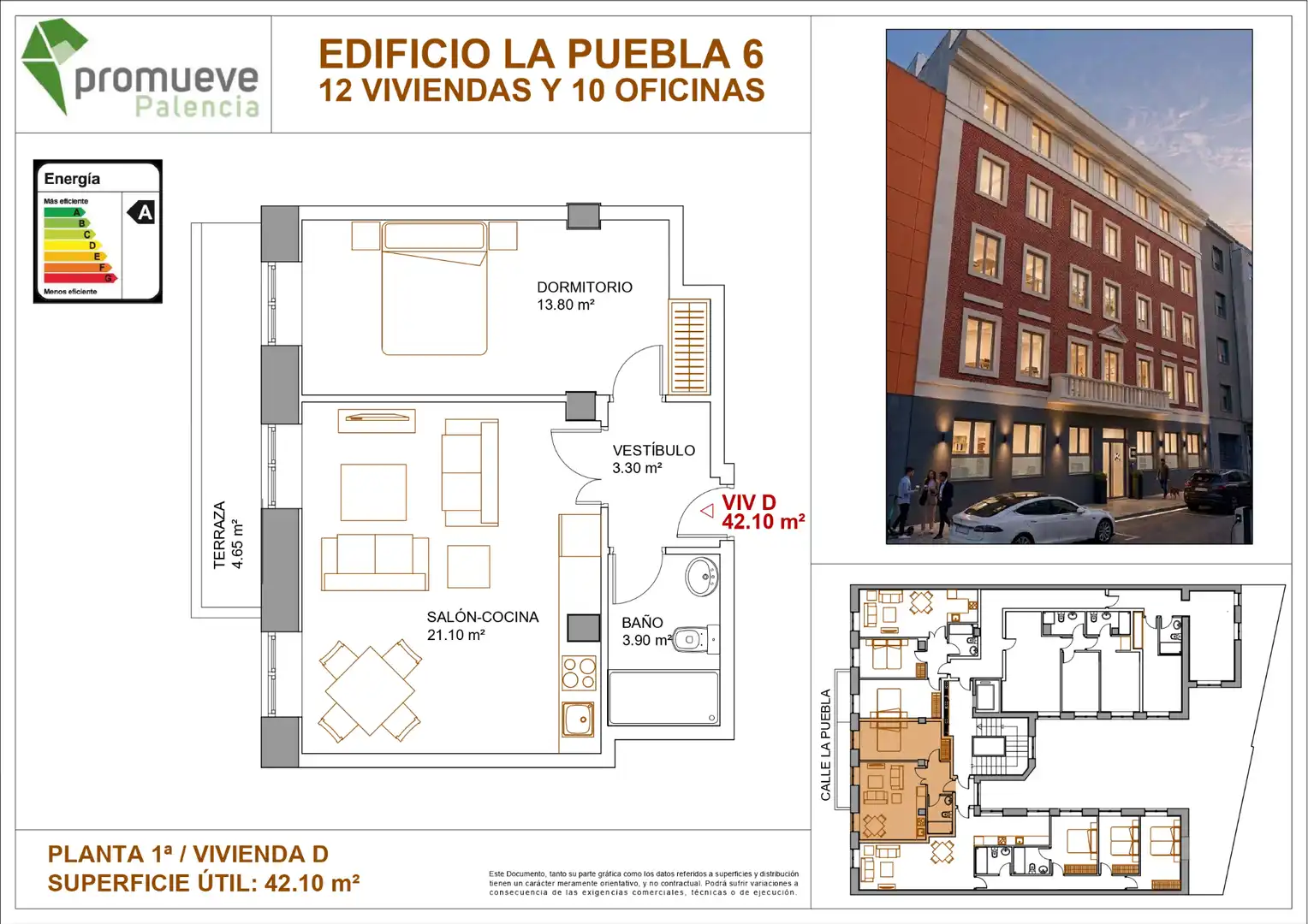 Apartamento en venta en Palencia con Terraza