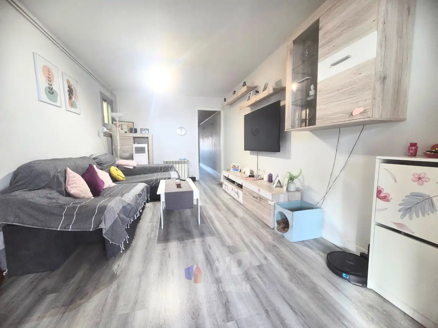 Sala de estar de Ático en venta en Sant Boi de Llobregat con Aire acondicionado, Terraza y Horno