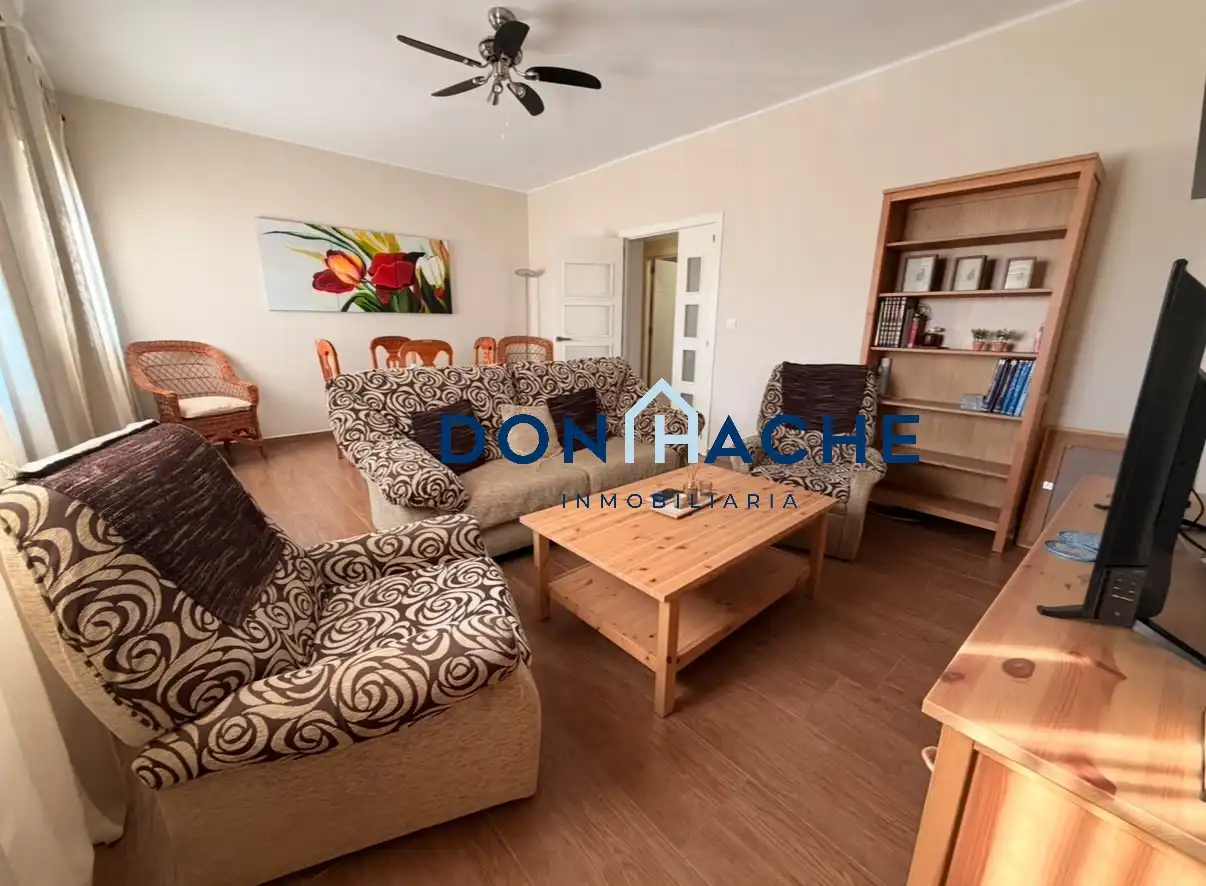 Living room of Flat for rent in Mérida  with Air Conditioner and Furnished