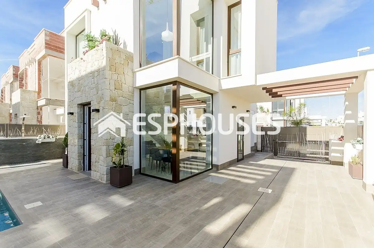 Exterior view of Houses for sale in Vera  with Terrace, Swimming Pool and Balcony