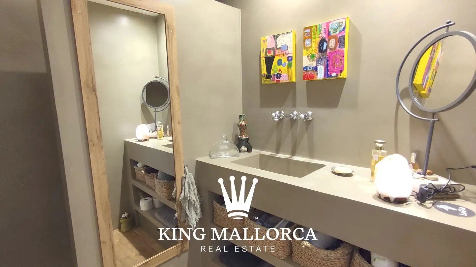 Badezimmer von Wohnungen zur Miete in Calvià mit Klimaanlage, Heizung und Terrasse