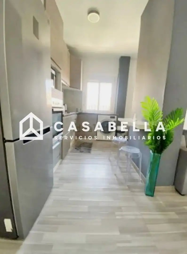 Kitchen of Flat for sale in Valencia  with Air Conditioner, Heating and Terrace