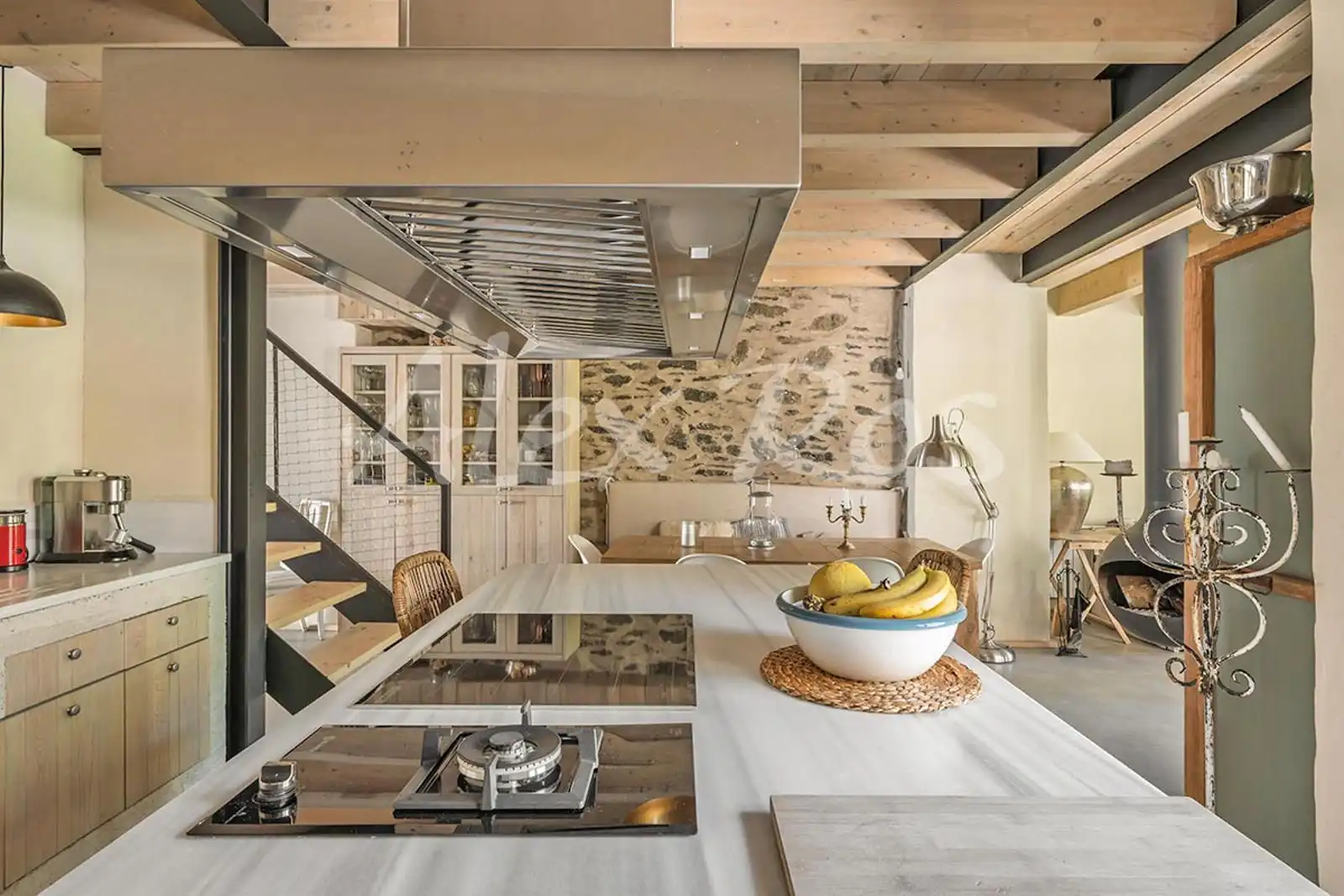 Cocina de Casa o chalet en venta en Ger con Calefacción y Jardín privado