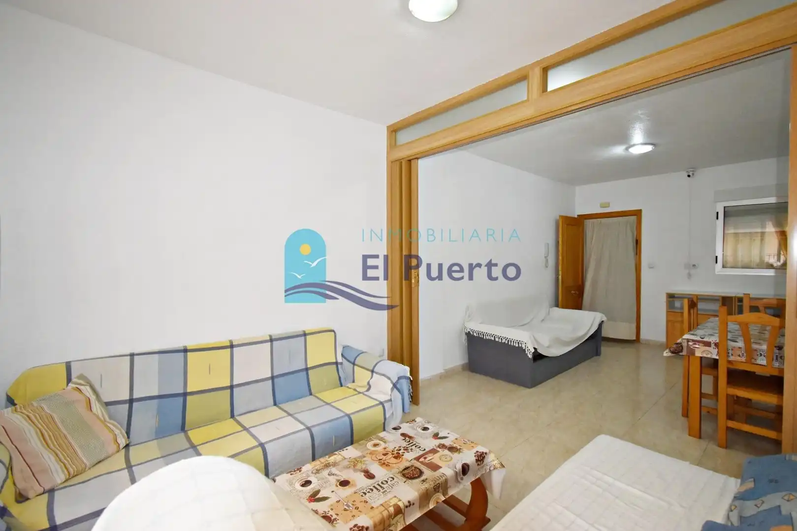 Sala de estar de Apartamento en venta en Mazarrón con Amueblado