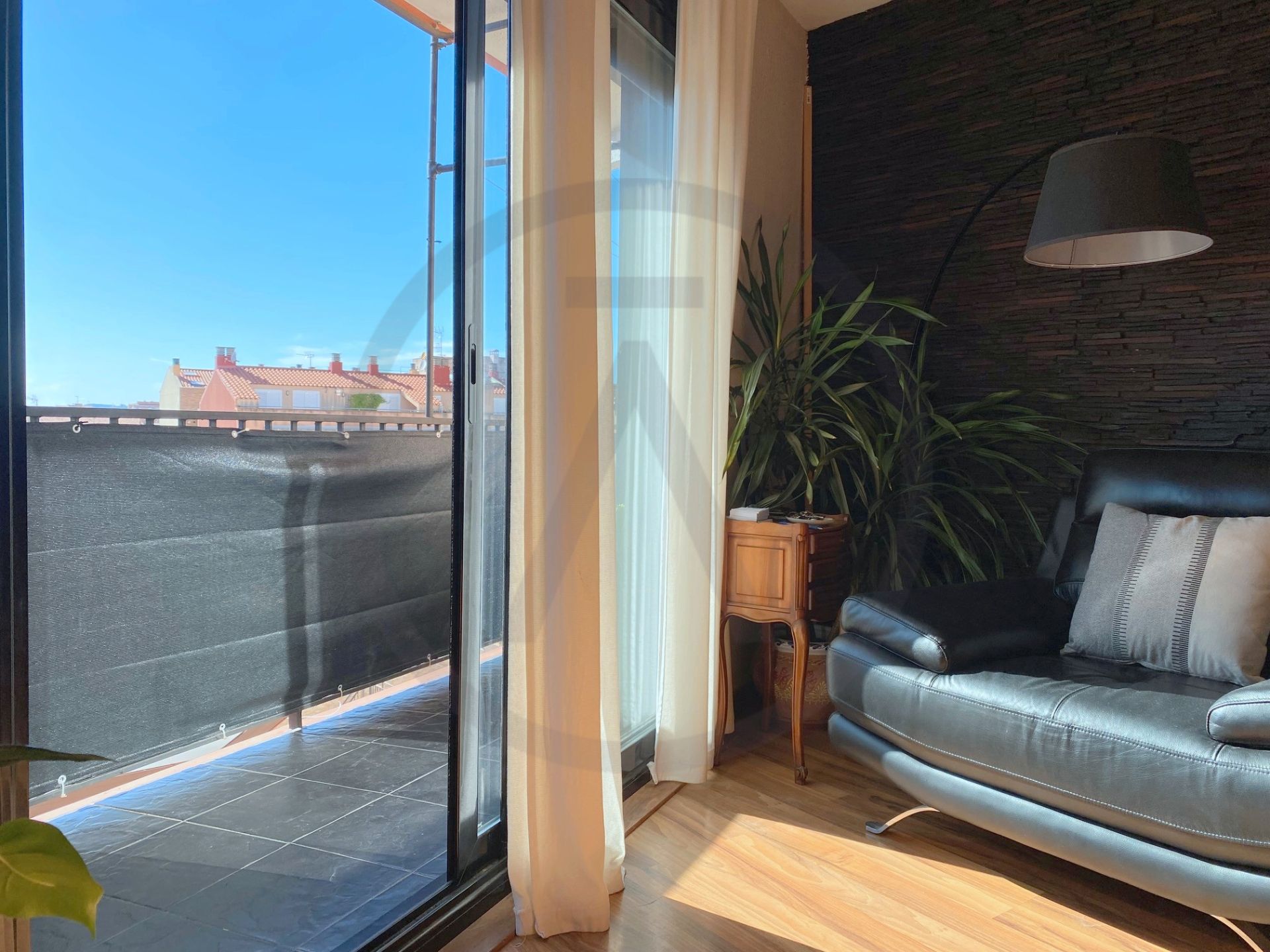 Balcony of Flat for sale in Terrassa  with Air Conditioner, Heating and Parquet flooring