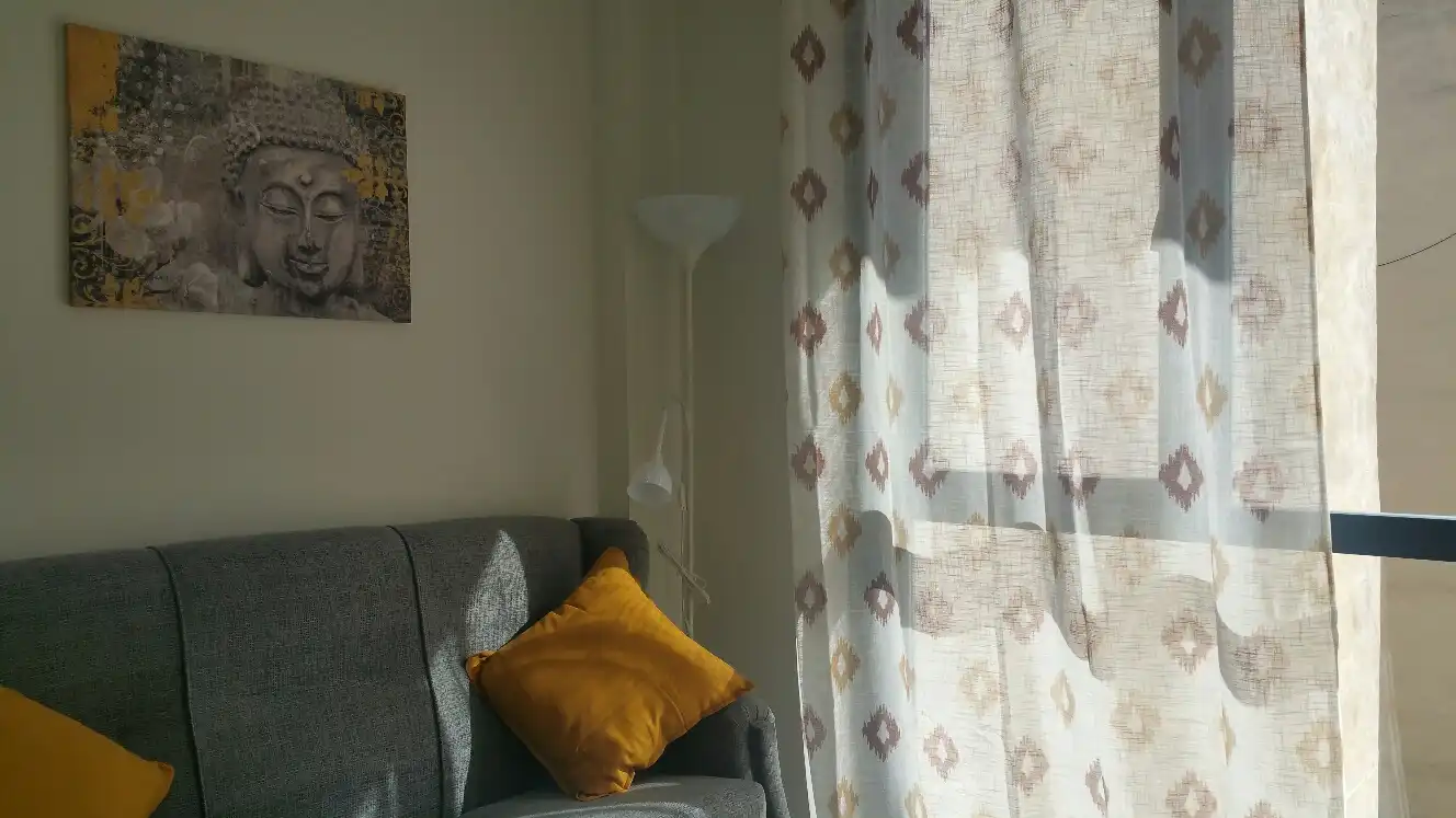 Sala d'estar de Àtic de lloguer en Madrid amb Aire condicionat, Calefacció i Terrassa