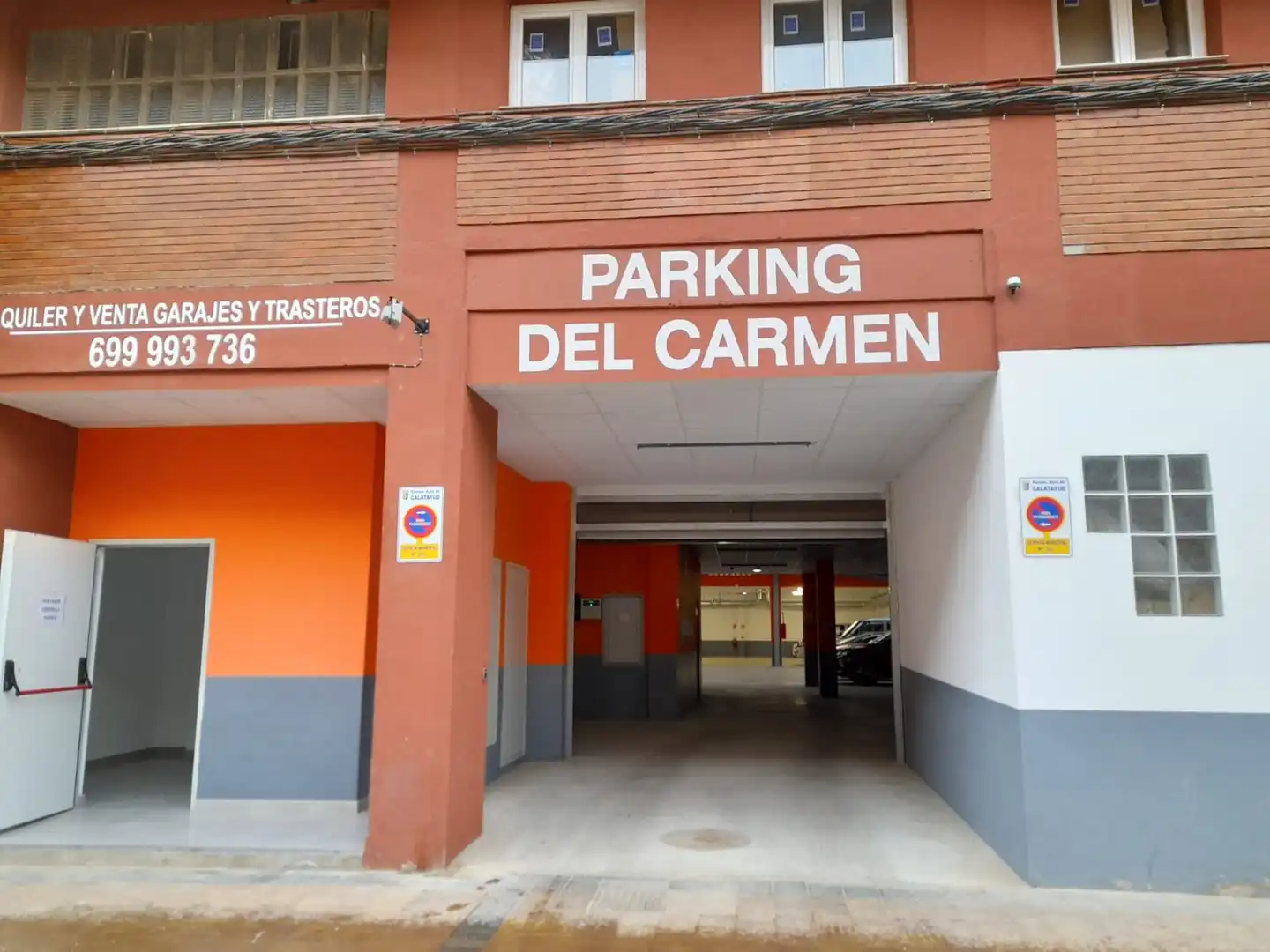 Parkplatz von Garage zur Miete in Calatayud mit Alarm