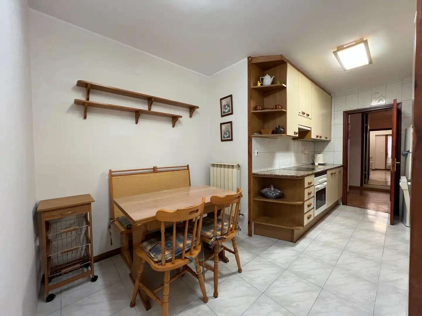 Kitchen of Flat for sale in Jaca  with Heating, Storage room and Furnished