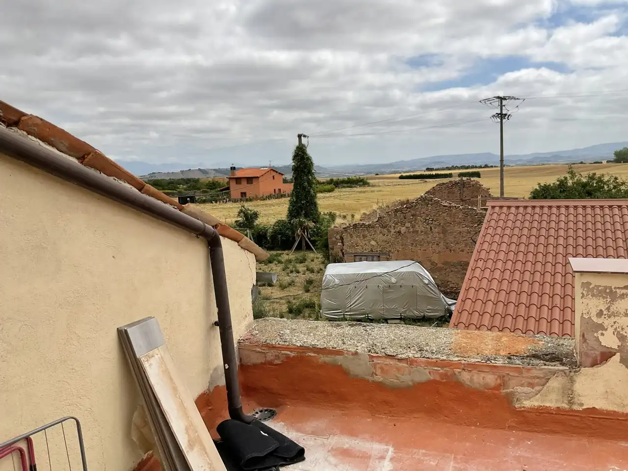 Terraza de Casa o chalet en venta en Cirueña con Calefacción, Jardín privado y Amueblado