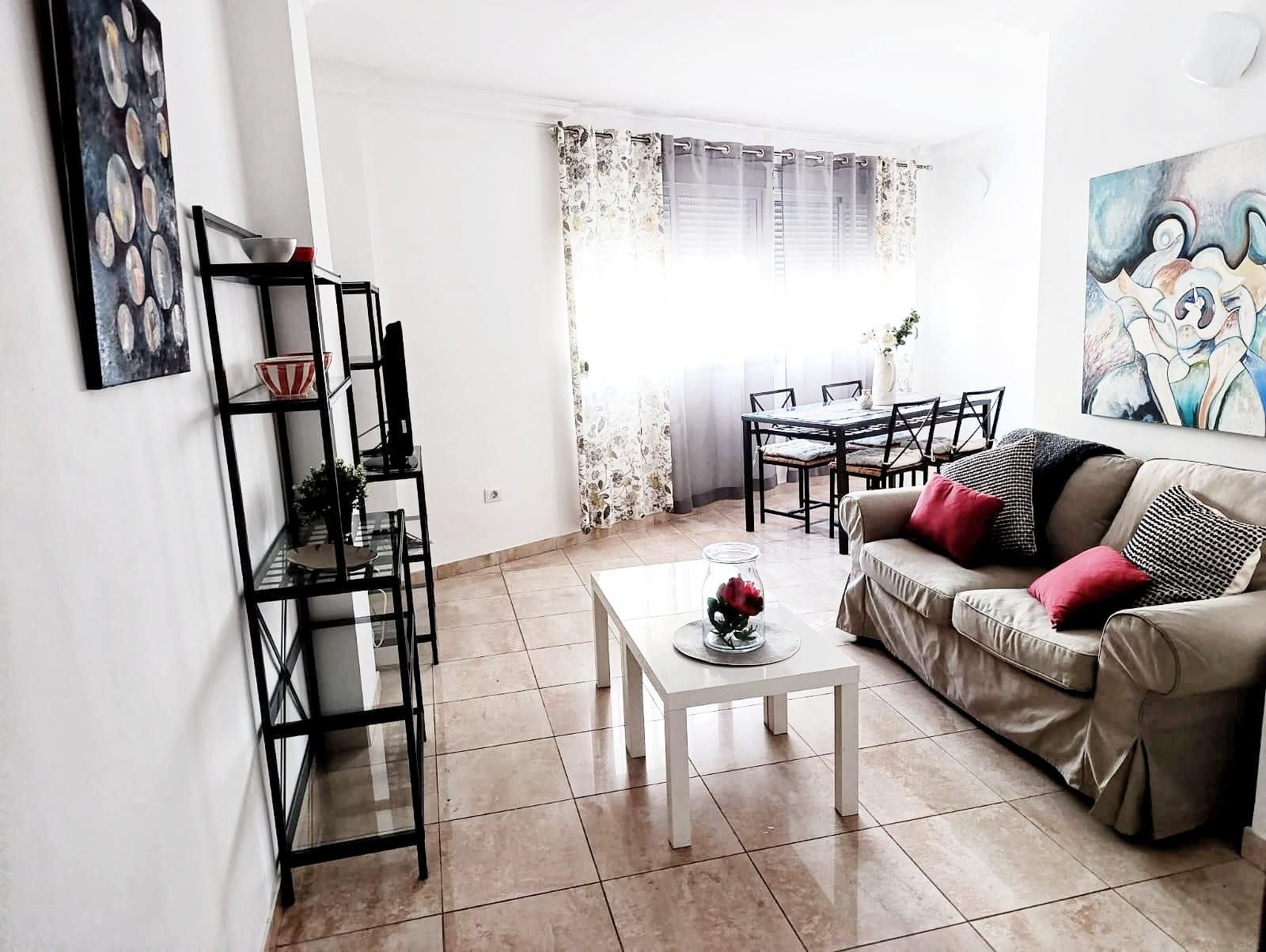 Living room of Apartment to rent in  Santa Cruz de Tenerife Capital  with Terrace and Furnished