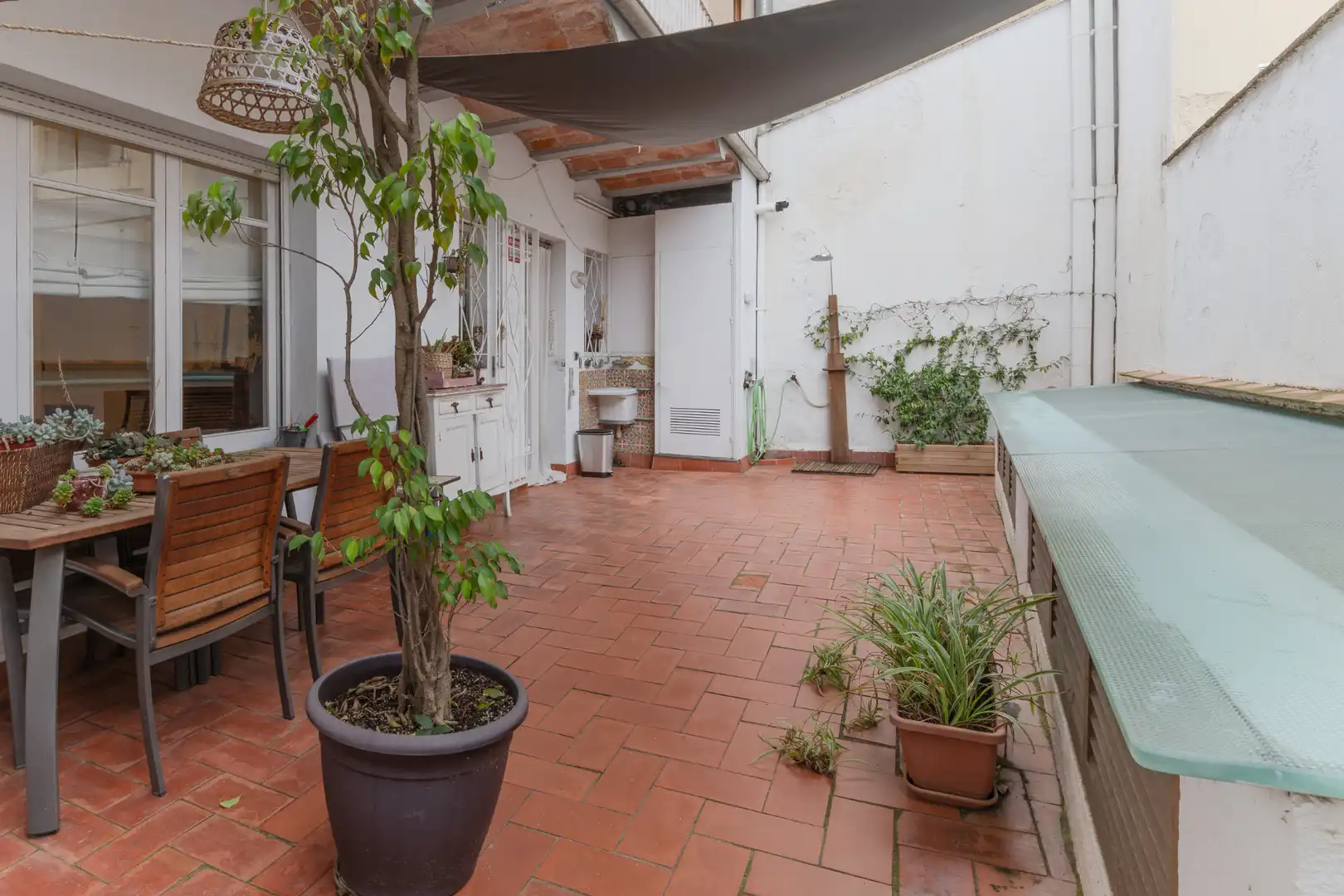 Terrasse von Wohnung zum Verkauf in Girona mit Heizung und Terrasse