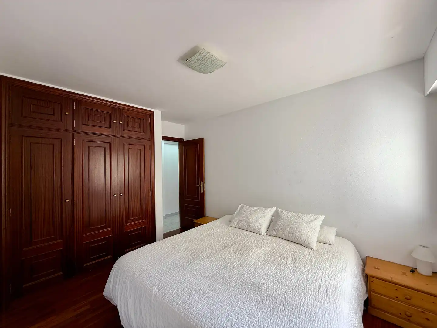 Bedroom of Flat for sale in O Grove    with Storage room, Furnished and Oven