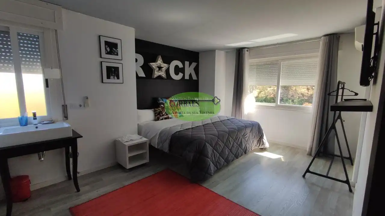 Schlafzimmer von Geschaftsraum zum Verkauf in Taboadela mit Klimaanlage und Möbliert