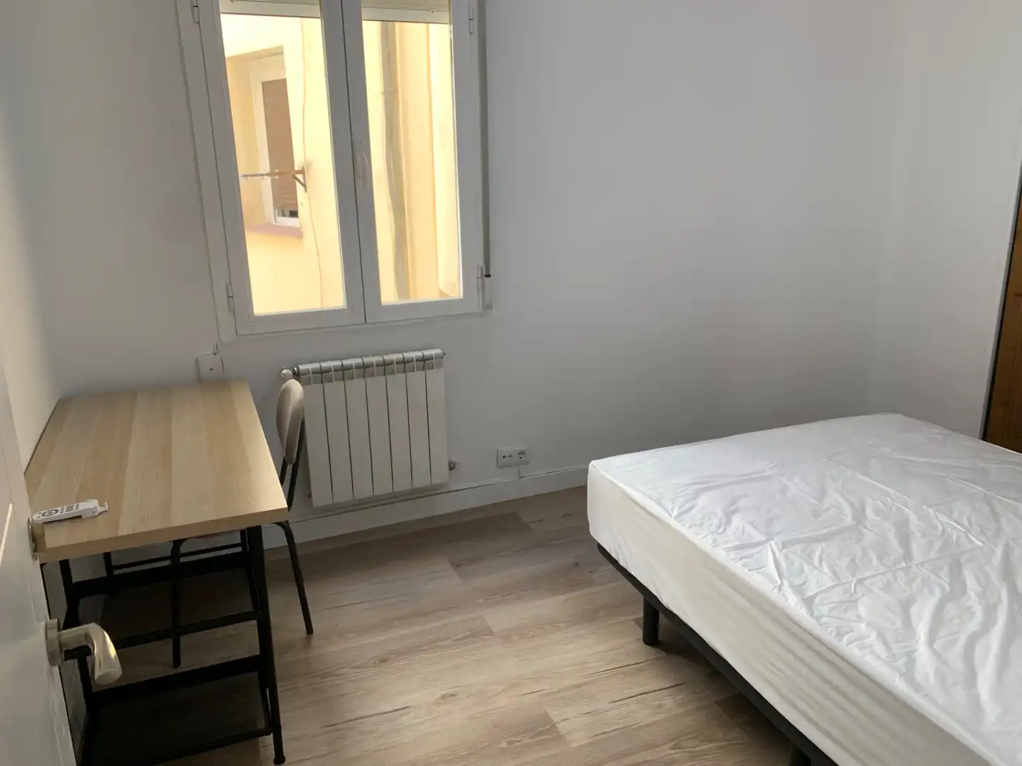 Bedroom of Flat for rent in Madrid  with Air Conditioner, Heating and Terrace