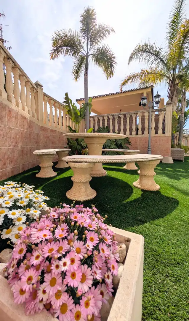 Terrassa de Casa o xalet en venda en Elche / Elx amb Aire condicionat, Calefacció i Jardí privat