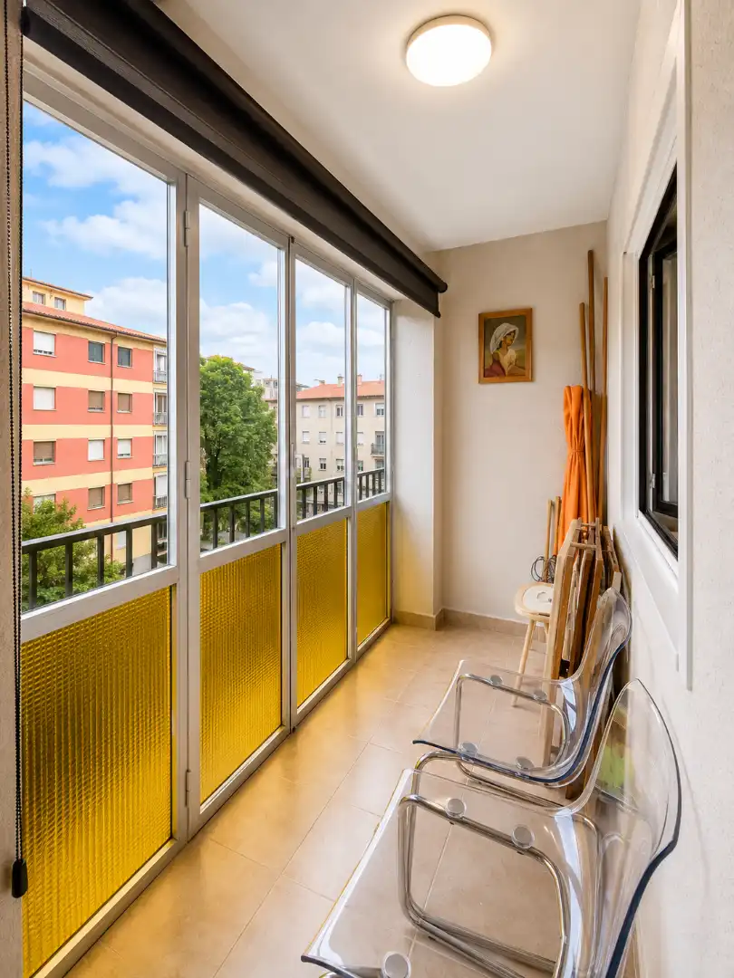 Terrasse von Wohnung zum Verkauf in Vic mit Heizung und Ofen