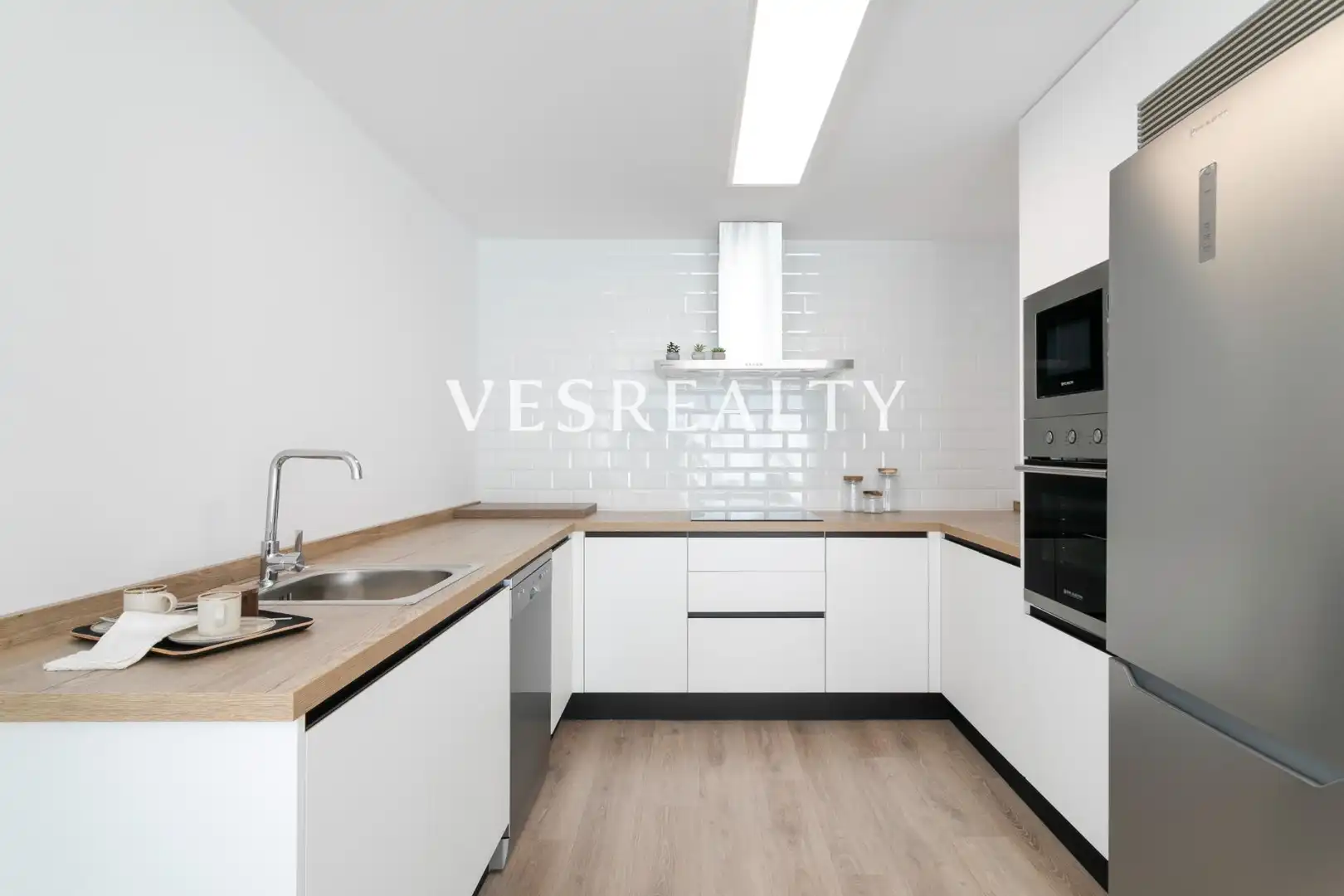 Cuina de Apartament en venda en Santa Pola amb Jardí privat, Terrassa i Piscina comunitària