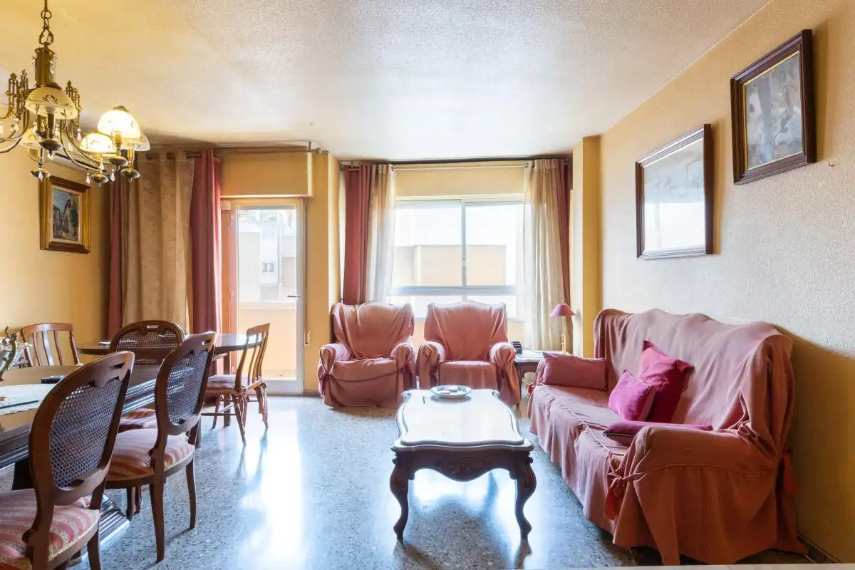 Living room of Flat for sale in La Vall d'Uixó  with Heating, Terrace and Balcony