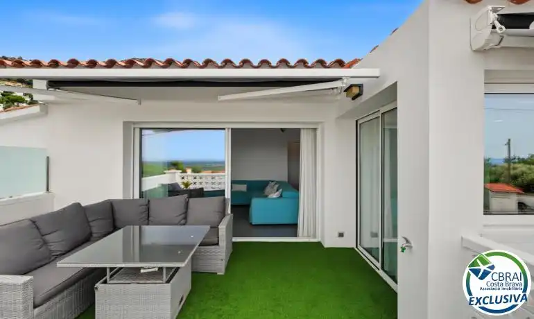 Terraza de Casa o chalet en venta en Roses con Aire acondicionado, Calefacción y Piscina