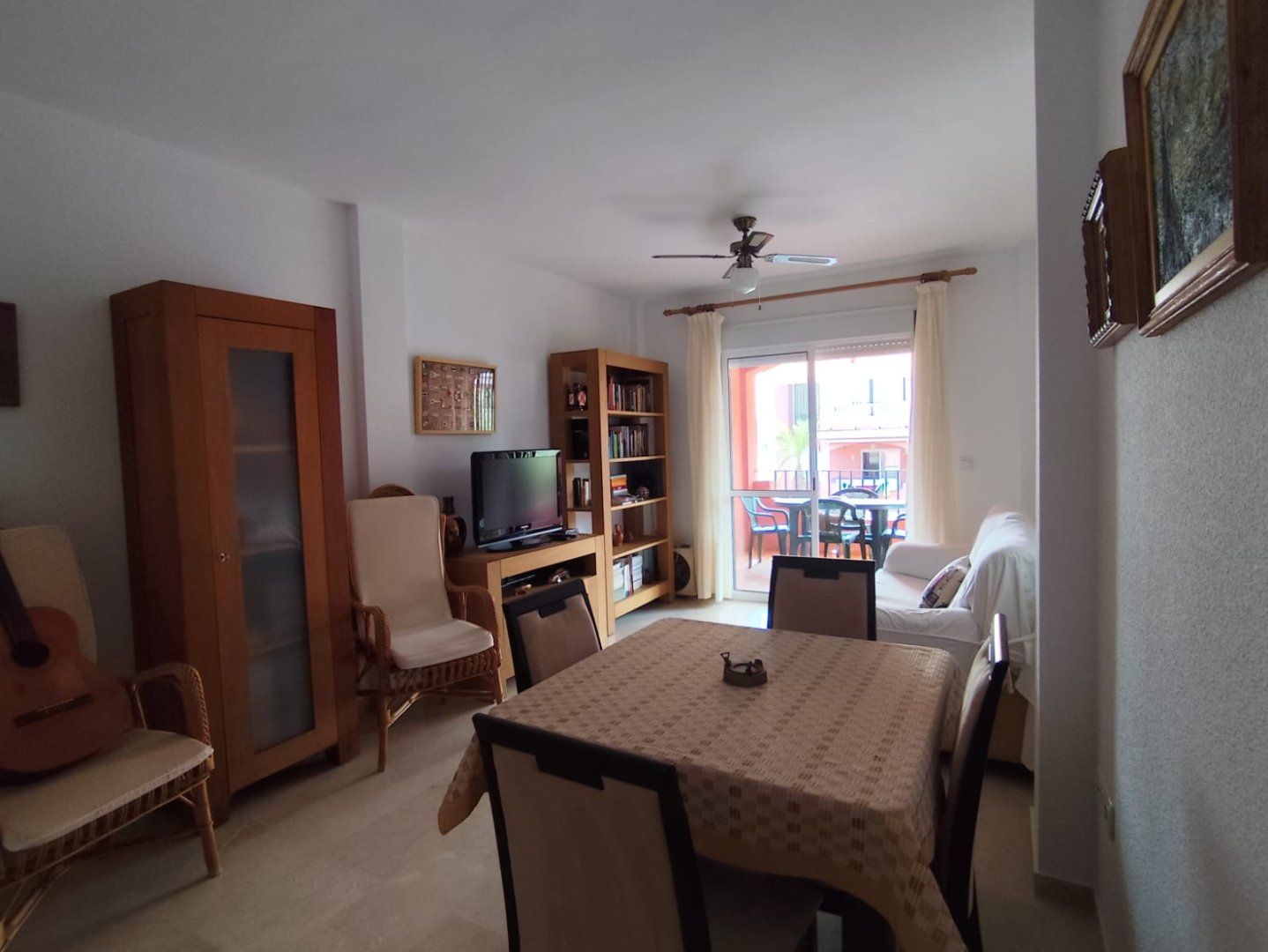 Living room of Flat for sale in Almonte  with Terrace and Furnished