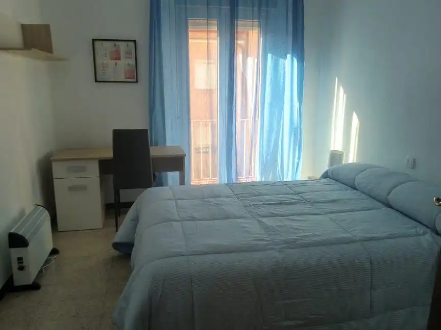 Bedroom of Flat for share in Alcoy / Alcoi  with Air Conditioner and Balcony