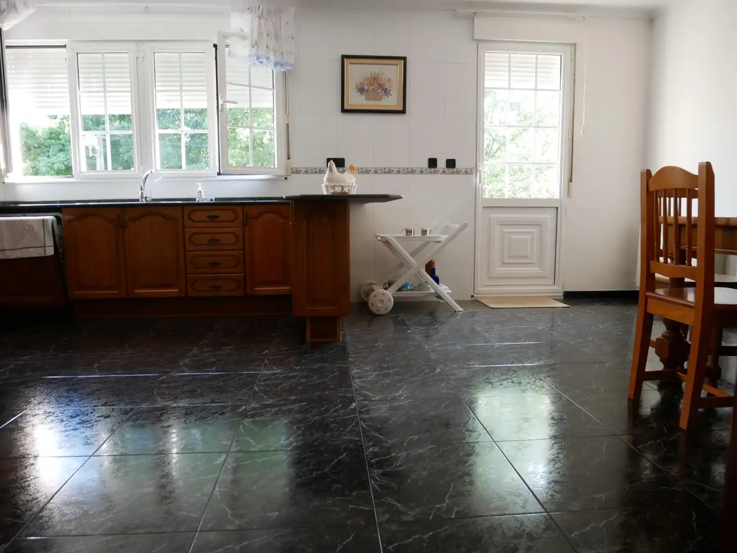 Cocina de Casa o chalet en venta en Arrankudiaga / Zollo con Calefacción, Jardín privado y Terraza