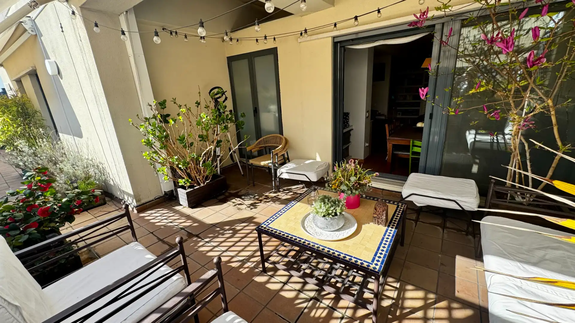 Terraza de Ático en venta en Las Rozas de Madrid con Aire acondicionado, Calefacción y Jardín privado