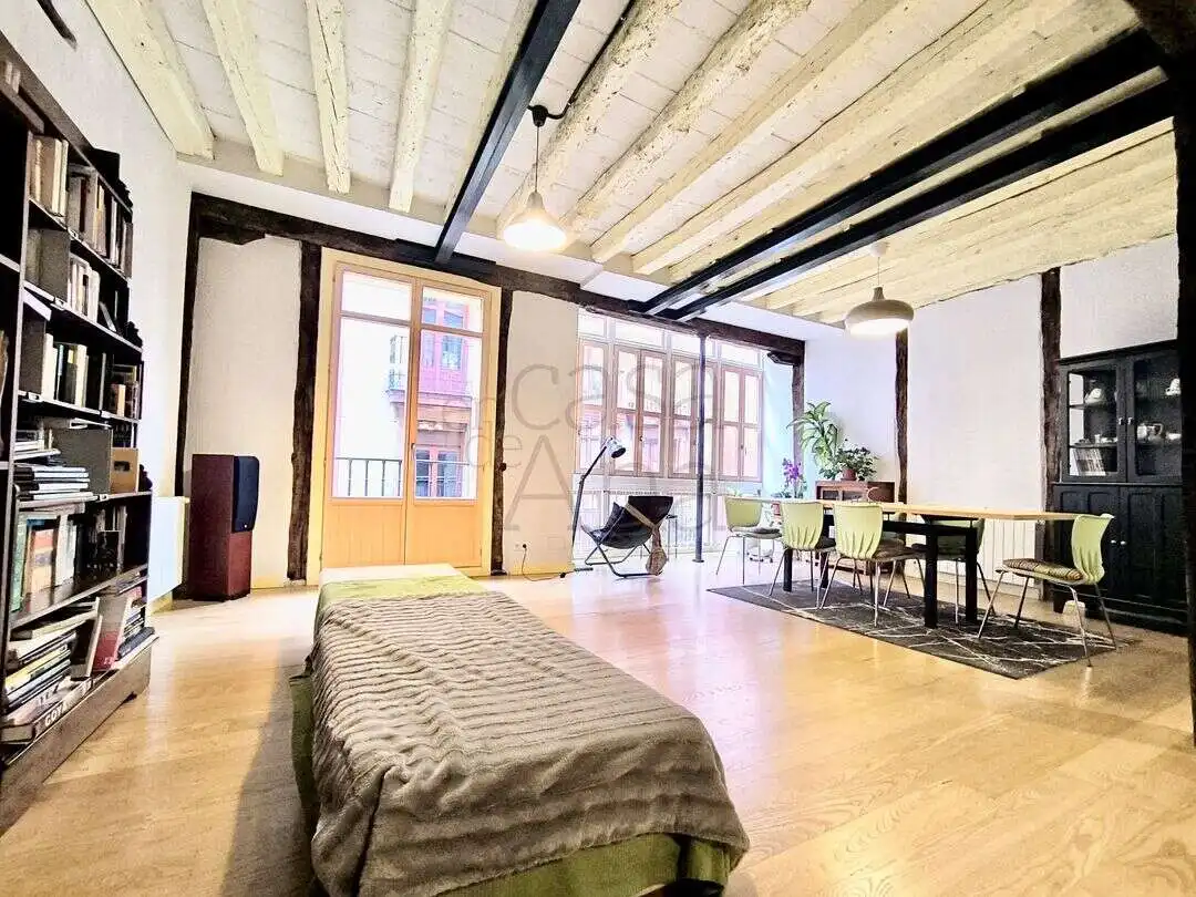 Sala de estar de Piso en venta en Bilbao  con Calefacción, Terraza y Balcón