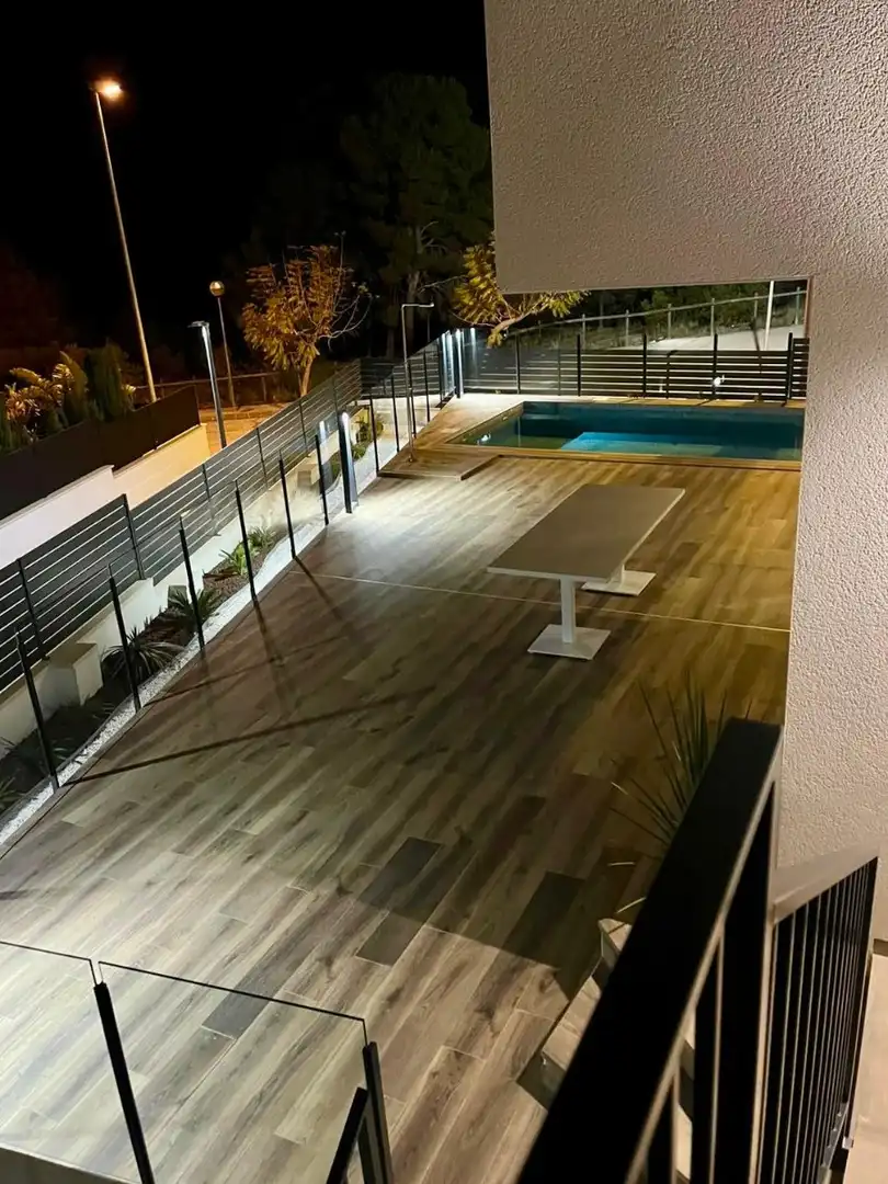 Terrassa de Casa o xalet en venda en Polop amb Aire condicionat, Jardí privat i Terrassa