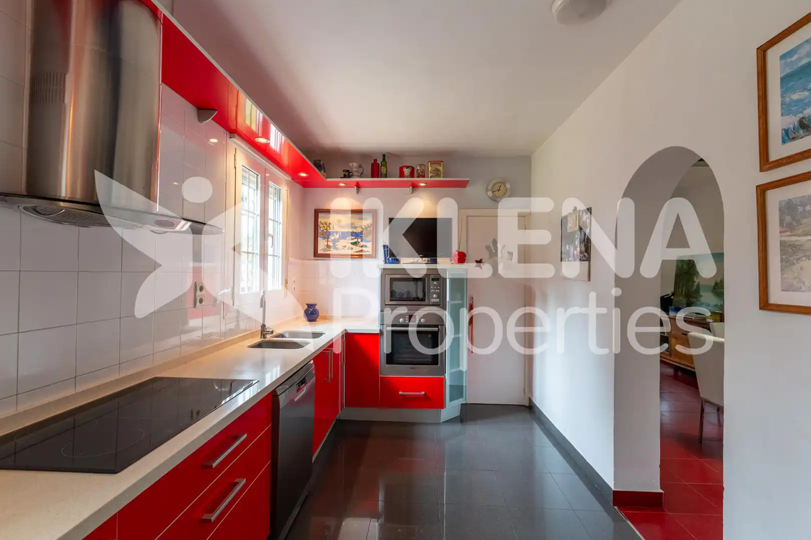 Kitchen of Houses for sale in Roquetas de Mar  with Air Conditioner, Private garden and Terrace