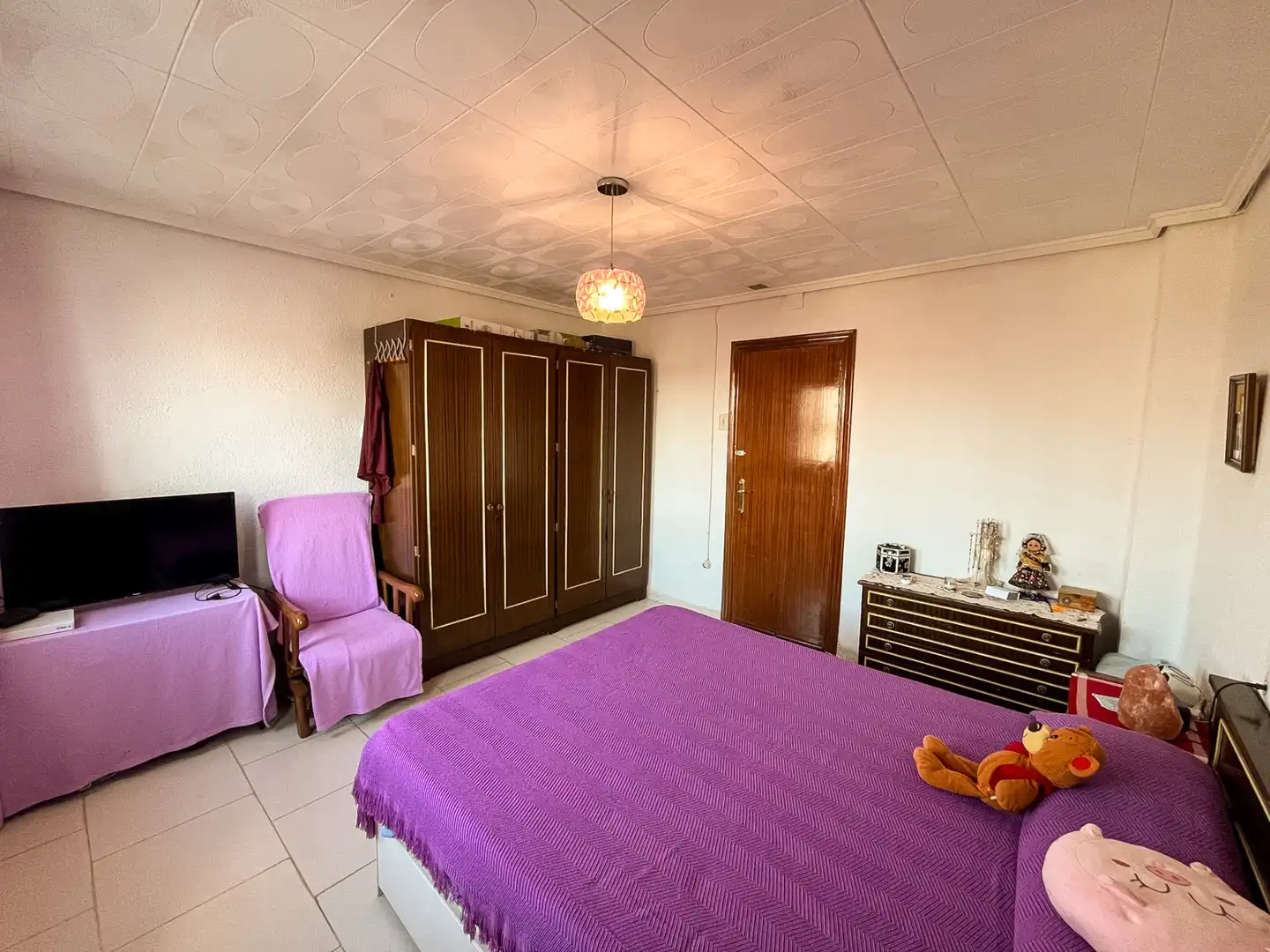 Schlafzimmer von Wohnung zum Verkauf in Sagunto / Sagunt mit Klimaanlage, Heizung und Möbliert