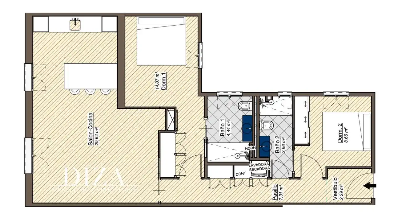 Wohnung zum Verkauf in Del Alcalde Sainz De Baranda, Ibiza de Madrid
