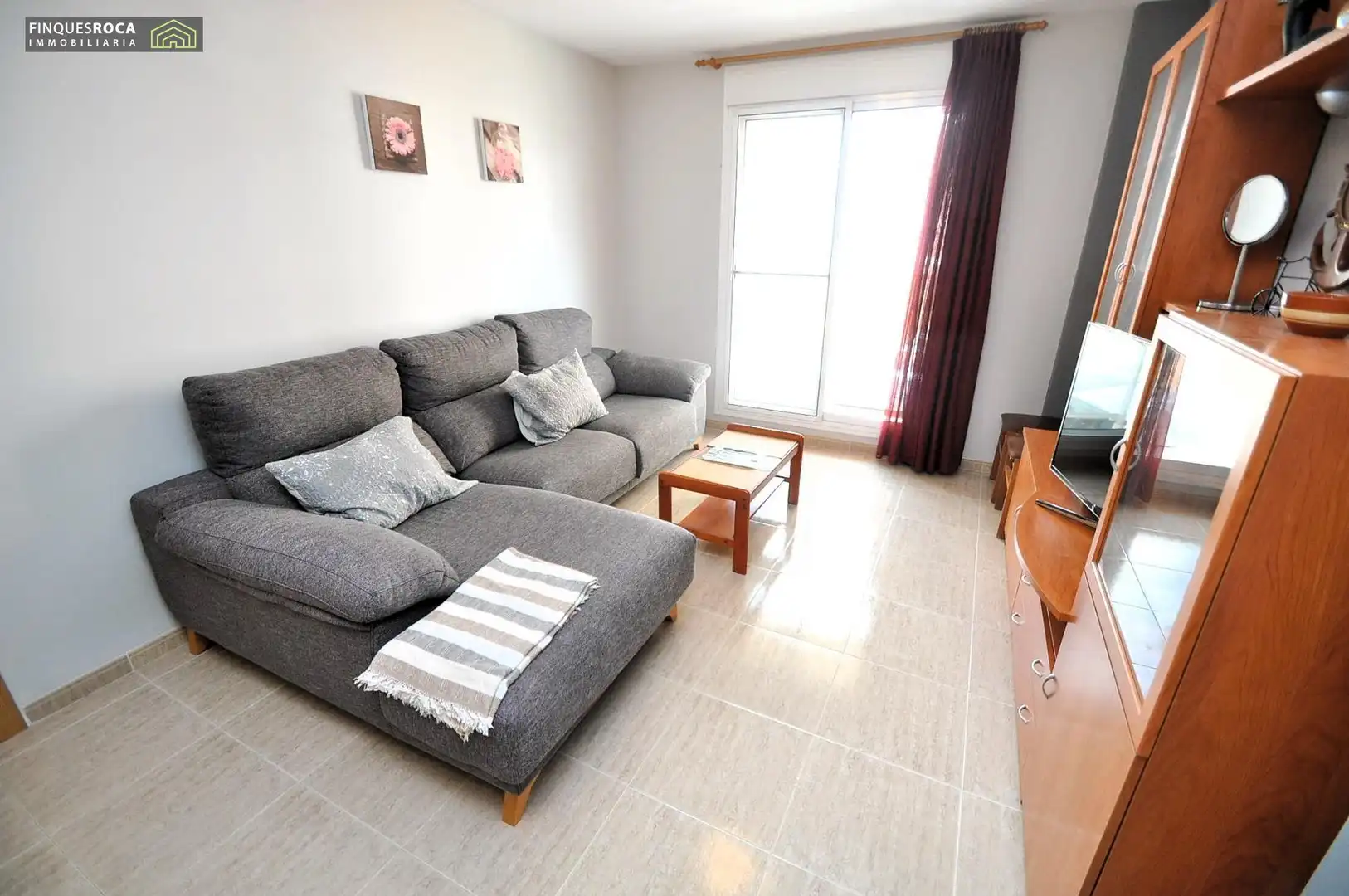 Sala de estar de Apartamento en venta en La Ràpita con Amueblado