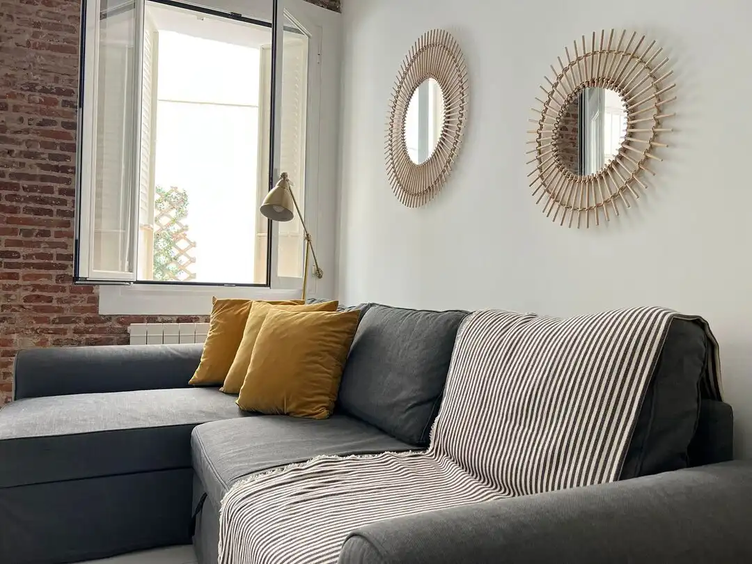 Living room of Flat for rent in Madrid  with Heating and Terrace