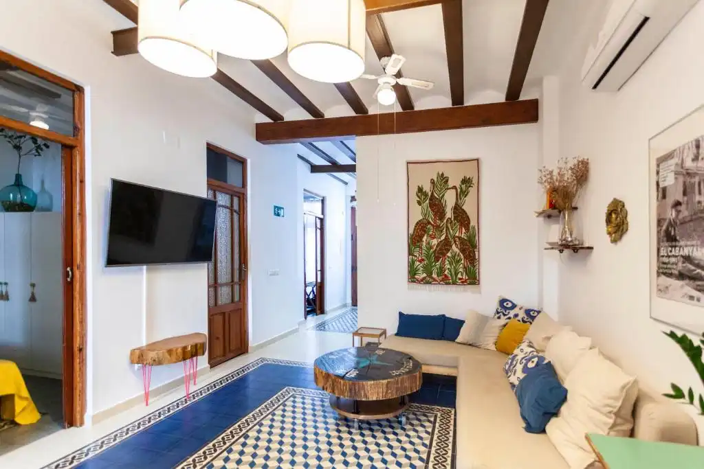 Wohnzimmer von Wohnung zur Miete in Poblats Marítims