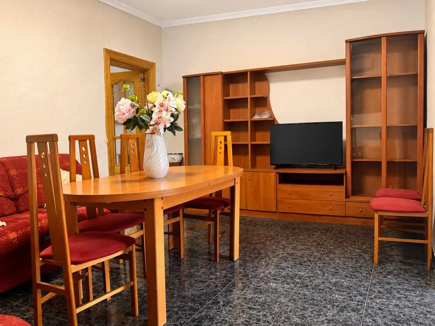 Sala de estar de Piso en venta en Las Torres de Cotillas con Aire acondicionado y Amueblado