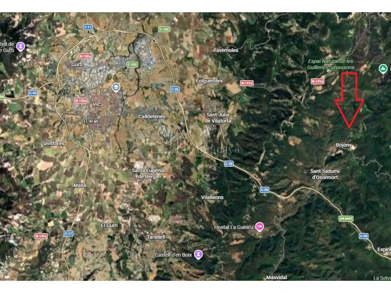 Finca rústica en venda en Sant Sadurní d'Osormort amb Jardí privat, Terrassa i Piscina comunitària