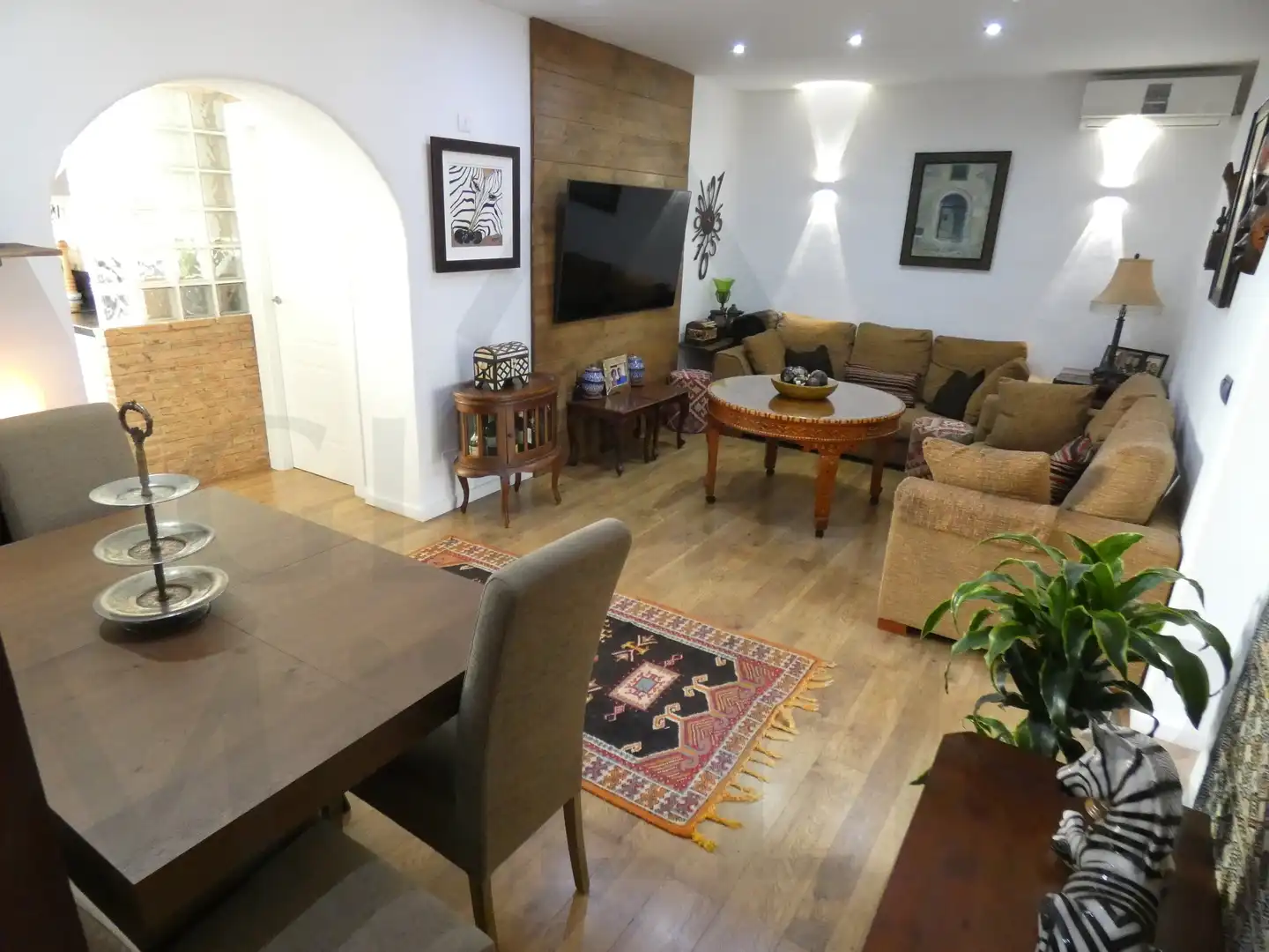 Sala de estar de Casa adosada en venta en Cartagena con Aire acondicionado, Calefacción y Jardín privado
